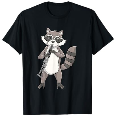 Raton Laveur Jouant De La Clarinette T-Shirt