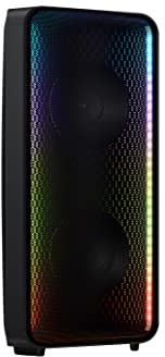Samsung MX-ST40B Sound Tower Portable Party Speakers, 160W Floor Standing Speaker, Bi-Directional Sound, Built-in Battery, IPX5 Water Resistant, Party Lights, Bluetooth Multi-Connection, 2022