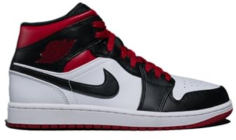 Nike Herren 1 Retro High Og Fitnessschuhe, White Gym Red Black, 47 EU