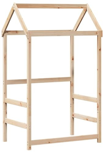 vidaXL Toit de lit pour Enfants 98x70x176,5 cm Bois de pin Massif, Toit de lit, baldaquin de lit pour Enfant, Toit pour lit d'enfant