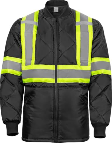 Ironwear 6915 Lightweight Insulated Freezer Jacket, Black, L