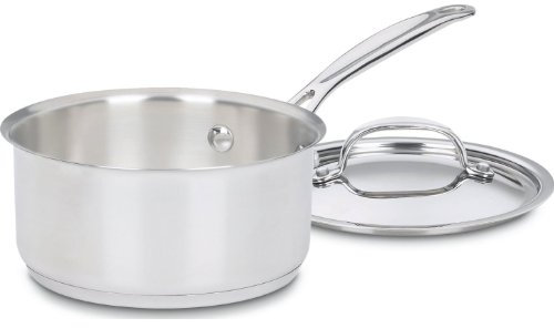Cuisinart 719-16 1.5-Quart Chef's-Classic-Stainless-Cookware-Collection, Saucepan w/Cover