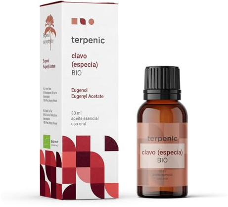 TERPENIC eterisk kryddnejlika eterisk olja (Eugenia caryophyllus) – BIO – 30 ml – oral användning, vitalitet och dagligt välbefinnande