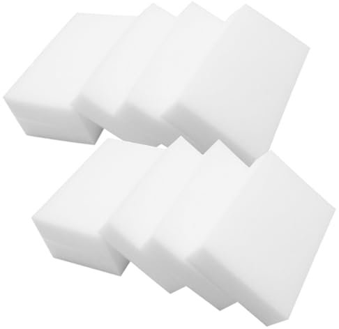 10-Pack Magic Eraser Cleaning Sponges, Extra Durable Melamine Foam Pads for Kitchen, Bathroom, and Wall Cleaning – Chemical-Free Stain Removal (White)