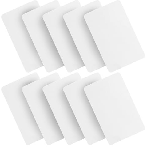 STOBAZA 10 Unidades Tarjeta de Limpieza para Lector de Tarjetas Pos Grosor Estándar, Fácil de Usar, Material de Tela Spunlace y PVC para Terminales de Crédito