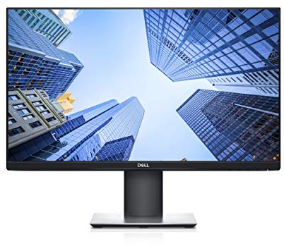 Dell P2419H 24 Inch Full HD (1920 x 1080) Monitor, 60 Hz, IPS, 5ms, Ultrathin Bezel, DisplayPort, HDMI, VGA, 5 x USB, Adjustable Stand (Height, Pivot, Swivel, Tilt), 3-Year Warranty, black
