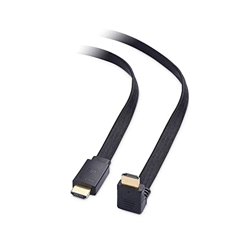 Cable Matters Câble HDMI Ultra HD 8K Plat à 90 degrés 48 GB/s de 6 Pieds avec Support 8K @60Hz, 4K @120Hz et HDR pour PS5, Xbox Series X/S, RTX3080 / 3090, RX 6800/6900, Apple TV, et Plus - 1.8 m