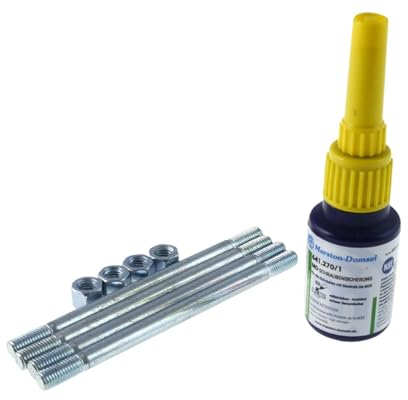 Zylinder Stehbolzen Set Schraubensicherung kompatibel mit Aprilia Amico Rally SR50 MBK Nitro