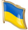 Luvadeyo Ukraine Flagge Brosche Pins, Flagge Form Ukrainische Nationalflagge Revers Abzeichen Für Kleidung Pullover Hemd Rucksack Zubehör