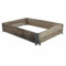 Siena Garden Hochbeet stapelbar 80 x 60 x 19,5 cm, Natur verzinkte Scharniere