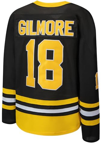 KOKJUX Happy Gilmore 18 Hockey Jersey for Men Retro Theme Party Halloween