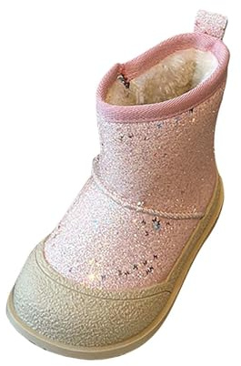 Barefoot Winter Boots Hike Shoes Kids Girls Mid Calf Riding Combat Ankle Boots Side Zipper Chelsea Boots Girls Chelsea Biker Boots Size 10 A0-Red