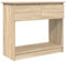 vidaXL Console Table with Drawers - Sonoma Oak - Engineered Wood, Modern Storage - 85.5x38.5x74.5 cm - Living Room, Hallway