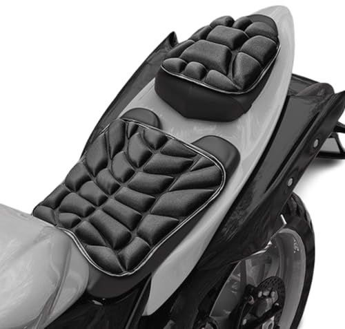 KHDWOB Cojín Asiento Moto para Kawasaki Z900 Z900RS Z 900 Z900 RS, Cojín Confort en Gel y Memoria 3D Alivio De Presión Cojín De Asiento para Motocicleta Adecuado para Viajes Largos