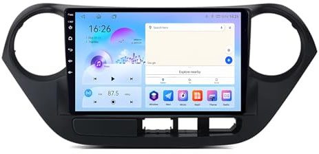 Autoradio per Hyundai Grand I10 2013-2016,9 pollici Android 15 Car Radio con CarPlay Android Auto Bluetooth WIFI GPS FM RDS Comandi al Volante(H5 8G+128G)