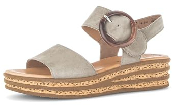 Gabor Sandalias de plataforma para mujer, sandalias de mujer, Caña 31, 40 EU