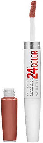 Maybelline New York SuperStay 24 2-Step Liquid Lipstick Makeup, Endless Espresso, 1 kit