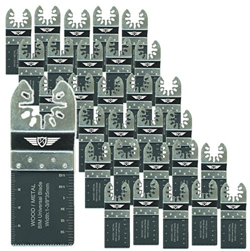TopsTools 30pcs FA35B_30 35mm Fast Fit Metall Multitoolblad Lång livslängd