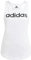 adidas Damen Essentials Loose Logo Tank Top, White / Black, XXL