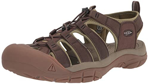 KEEN Herren Newport H2 Sandalen, Olive Drab/Canteen, 44.5 EU