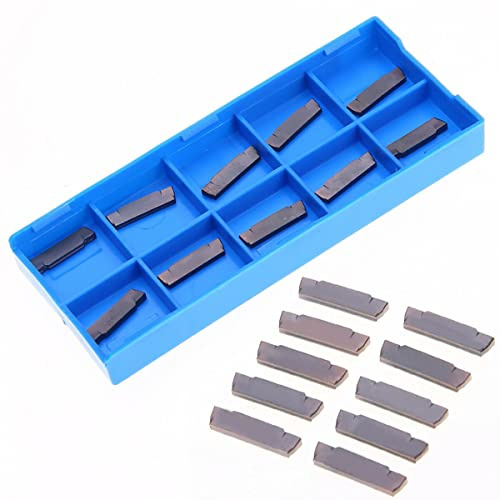 RANRAO 10pcs MGMN200-G LDA inserti in carburo lame per scanalatura taglio tornio strumento