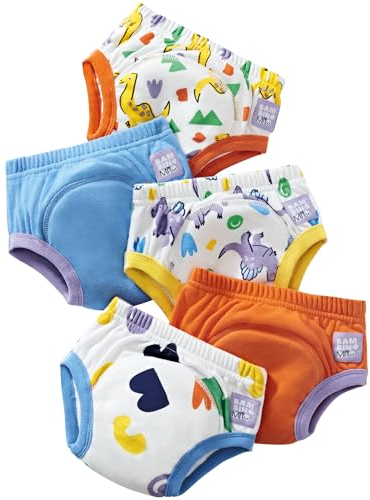 Bambino Mio, Wiederverwendbare Töpfchen-Trainingshose für Jungen und Mädchen, 5er-Packung