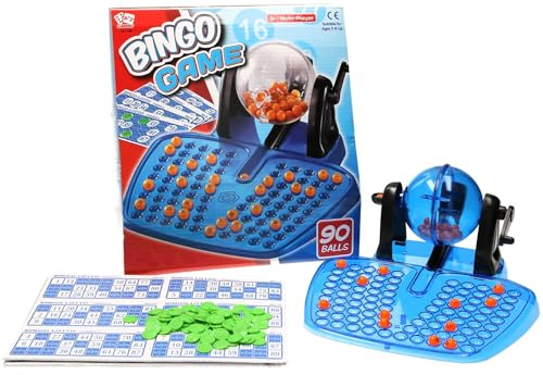 A2Z 4 Kids Completo Classico Bingo Lotto Gioco Set Macchina Bingo Palline - Bingo Lotto AZ08186