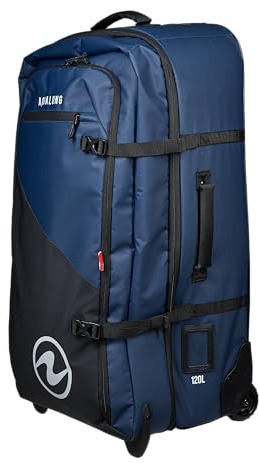 Aqualung Explorer - Sac Etanche de Voyage pour Plongée de 45L à 120L, avec Compartiments Internes, Poignée Télescopique et Roues Robustes, Idéals pour Vos Aventures sous-Marines
