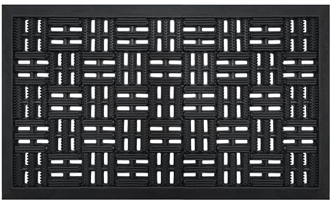 Calloway Mills Trellis Chess Rubber Doormat (18 x 30)