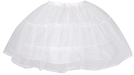 Sharplace Courte Jupon Crinoline Petticoat Robe de Femme Marié Vêtement de Mariage, Blanc, comme décrit