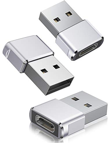 Basesailor Adapter für Samsung Tab S10 Plus Ultra,Type C Buchse zu USB Stecker Adapter 3Pack,USB Male zu USBC Female Konverter,Typ C auf A Ladegerät für Galaxy Tablet S9 S8 S7 FE S6 Lite S4,A9 A8 A7