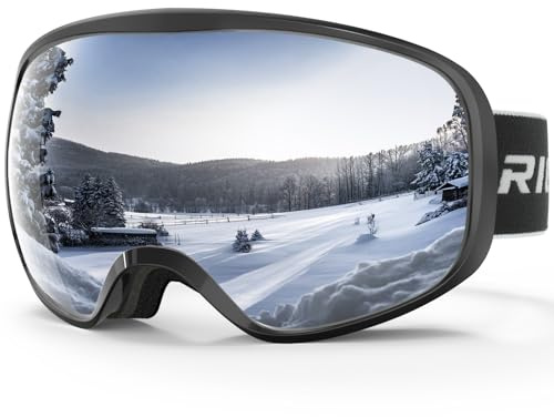 RIOROO Masque De Ski, Protection Uv 100%, Conception Anti-BuéE Et Anti-éBlouissement, Unisexe, Masque De Ski Otg SpéCialement ConçU Pour Les Jeunes, Adapté Au Ski, Au Cyclisme Et à La Moto.
