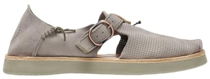 Satorisan - Benirras Microperforated - Sandalen Herren und Damen - Flache Leder Sandalen Bequem, Nachhaltig und Dauerhaft - Farbe Rocky Grey - Größe 40