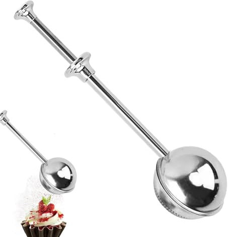 Flour Duster for Baking - Powdered Sugar Shaker Duster | Portable Powdered Sugar Wand Shaker | Powdered Sugar Shaker Duster Sifter | Powder Shaker Dust Flour Sifter for Powdered Sugar, Flour