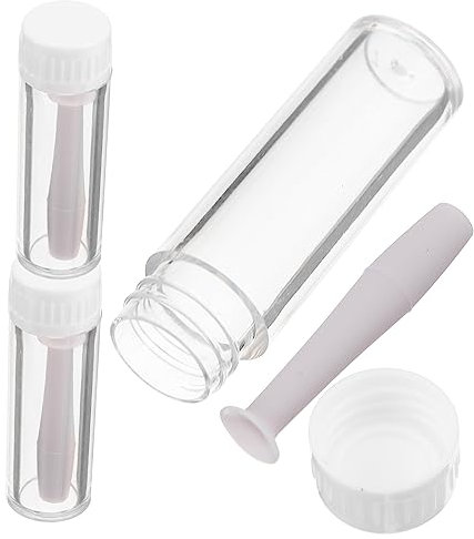 COLLBATH 3 Stück Kleine Kontaktlinsenentferner Wiederverwendbare Kontaktlinsenstäbe Praktische Rgp-linsenstäbe Für Haushalt Silikon Und Pp-material Saugstab Für Kontaktlinsenbox