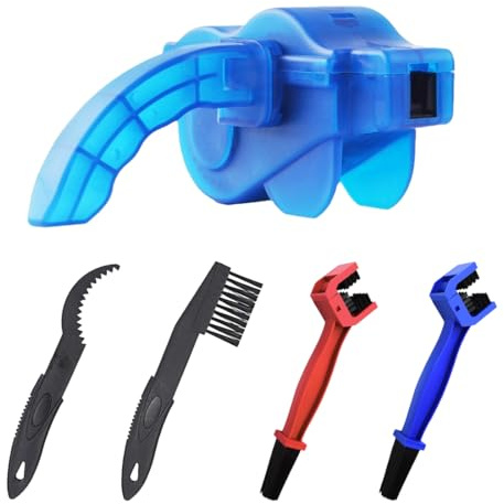 JYNVO Kit pulitore catena bicicletta 4pcs pulizia rapida pulitore catena spazzola ingranaggi manutenzione kit di strumenti di pulizia Mountain bike Mountain bike