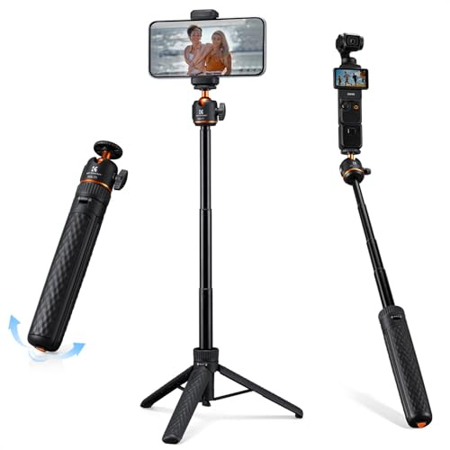 K&F Concept Palo Selfie para Móvil 65CM Mini Trípode