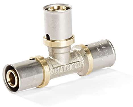 H2O-Flex® 16er Pressfitting T-Stück 16 x 2,0mm für Verbundrohr 2,0mm DVGW Aluverbund - Rohr Mehrschichtverbundrohr