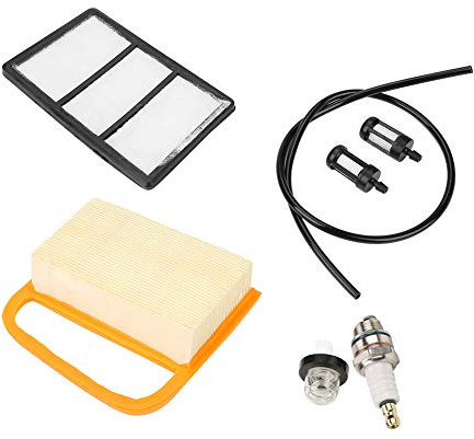 Kits de réparation de Machine de découpe de Filtre à Air crépine de Carburant scie coupée Bougie d'allumage avec Conduite de Carburant pour TS410 TS420