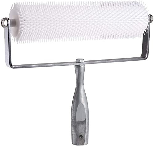 XYWHPGV 10 pollici a spillo massetto rullo composto pavimento in lattice autolivellante massetto rullo a spillo 11 mm altezza dei denti(843af e6618 c9e79 3e632 81f39 14e78