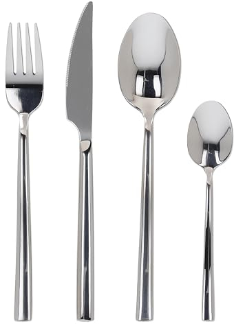 Tognana Elegance,Servizo 24 posate, acciaio 18/0, argento