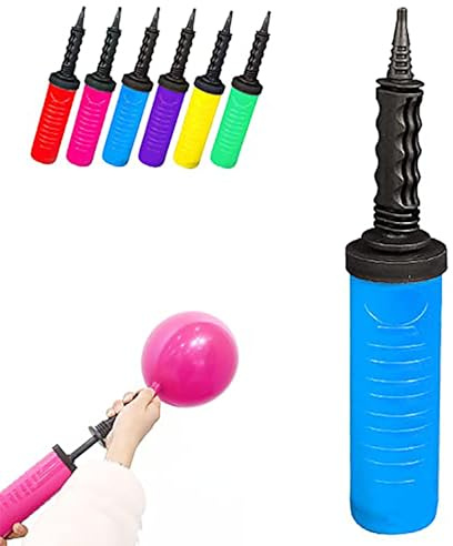 Ballonpumpe manueller Inflator, Ballon-Handpumpe, Gebläsepumpe, geeignet für Partydekoration, Ballons, Ballonbogen-Kit, Ballongirlande, Folie und Konfetti-Ballon