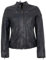 Gipsy - Damen Echtleder Lederjacke Lammnappa Navy Größe L