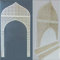 Wandbild Holz orientalisches Tor (Orient)