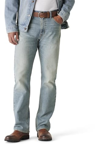 Levi Strauss Signature Gold Mens Bootcut Fit Jeans, (New) Champion Cowboy, 33Wx32L