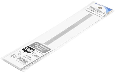 Vågmaterial serie plastmaterial triangelstång 1,0 mm (0,04 tum), 8 stycken, hobbymaterial OM-491