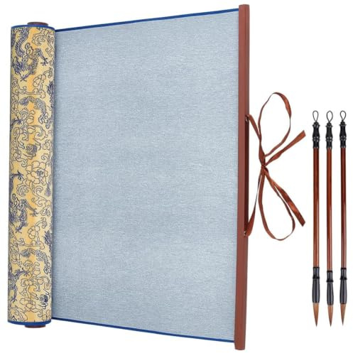 PH PandaHall Juego de 4 paños de caligrafía reutilizables para caligrafía china, papel mágico para escritura de agua, pergaminos con pinceles, bolígrafos para principiantes, práctica, pintura