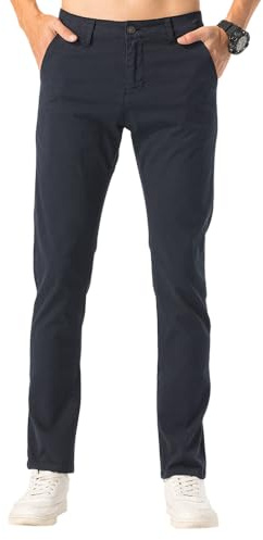 TONY BACKER Pantalone Uomo Chino da Ufficio in COTTONE 1630