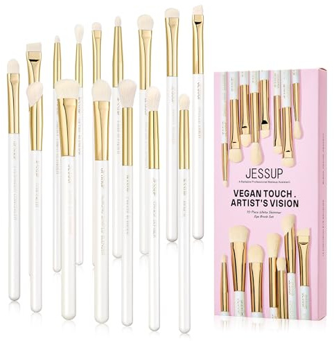 Jessup set pennelli occhi 15 pezzi sfumatura eyeliner sopracciglia T519