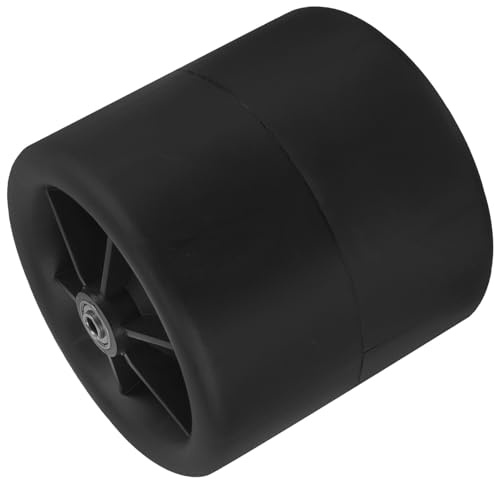 TOVINANNA Gardening Stool Wheel Black Rubber Lightweight Portable | Space-saving Design, Suitable for Fishing and Picnic Use, Single Wheel Part for Stool Applications